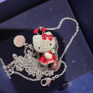RARE Swarovski x Hello Kitty Ladybug Long Necklace